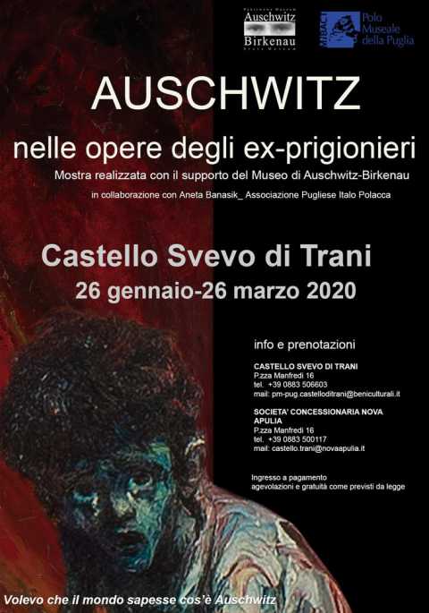 Trani, Castello Svevo: in mostra le opere degli ex prigionieri di Auschwitz